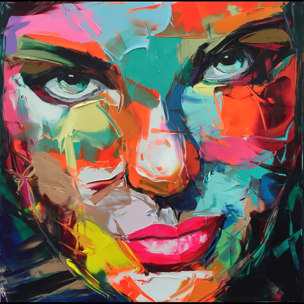 Francoise Nielly Portrait Palette Painting Expression Face205